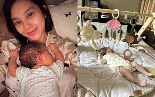 Quỳnh Lương “va trúng” wonder week của con gái, phát sợ khi nghe con khóc khản giọng